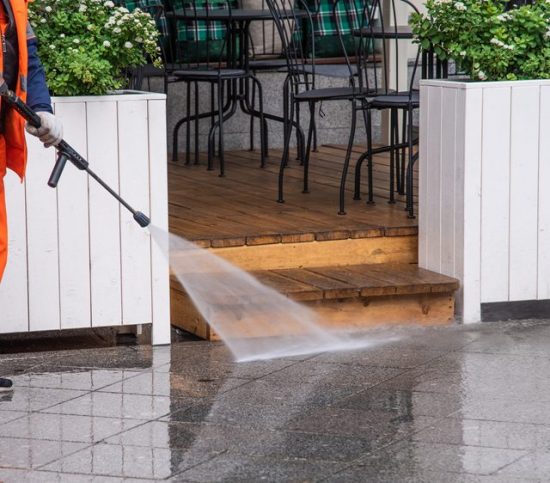 Commercial Pressure Washing Service (contact for prices, free estimate)